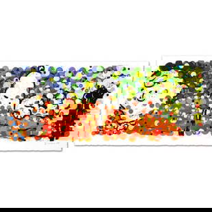 Pillow Talk Limited Edition Hand Pulled Original Lithograph (53" x 20.5") by Renowned Charles Schulz: Pillow Talk is a limited edition hand pulled original lithograph on museum quality deckle-edge paper, numbered and hand signed by Tom Everhart. This is one of the final Everhart editions to be created