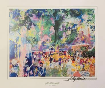 Leroy Neiman- Hand signed offset lithograph "Tavern on the green": Artist: Leroy Neiman. Medium: Hand signed offset lithograph. Title: Tavern on the green. Size: 25" x 35". Reference#: 28438.