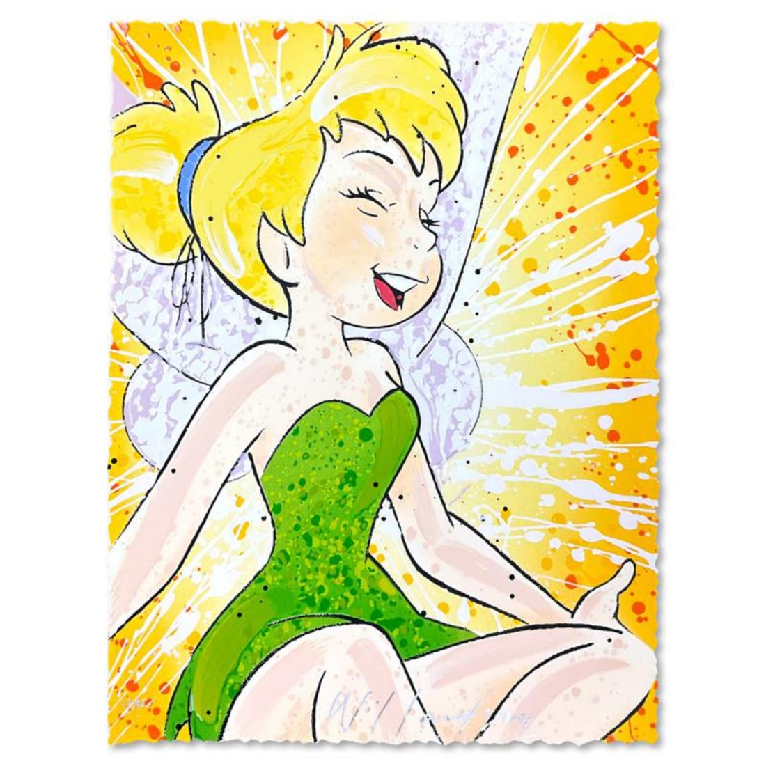 #1 of edition - David Willardson, "Keeping It Light" Limited Edition Serigraph, Numbered 1/195 and: Keeping It Light is a limited edition serigraph on deckle edge paper by David Willardson, numbered 1/195 and hand signed by the artist. This piece is licensed by Disney Fine Art. Includes Letter of Au