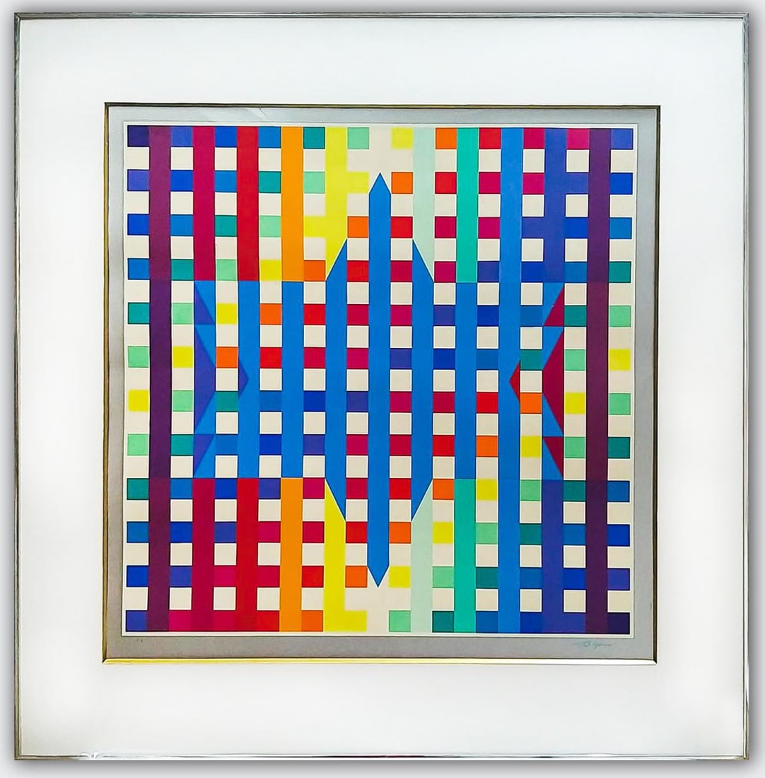 Yaacov Agam- Original Lithograph "Untitled" (1 of 3)