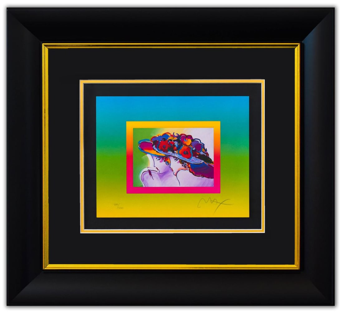 Peter Max- Original Lithograph "Friends on Blends" (1 of 2)