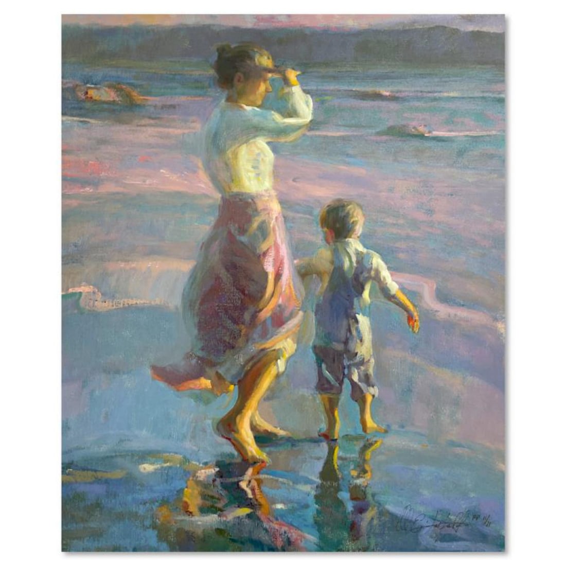 Don Hatfield, Limited Edition Printer's Proof on Canvas, Numbered 11/11 and Hand Signed with Letter: This is a limited edition printer's proof on stretched canvas by Don Hatfield, numbered 11/11 and hand signed by the artist. Includes Letter of Authenticity. Measures approx. 24" x 20" (image). Refere