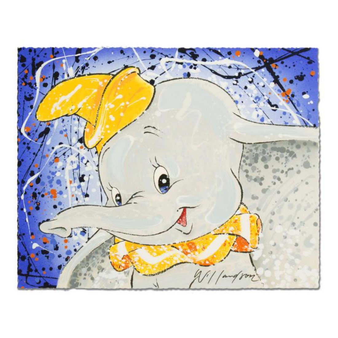 David Willardson, "Keep It Under Your Hat" Hand Signed Limited Edition Disney Serigraph with Letter (1 of 2)