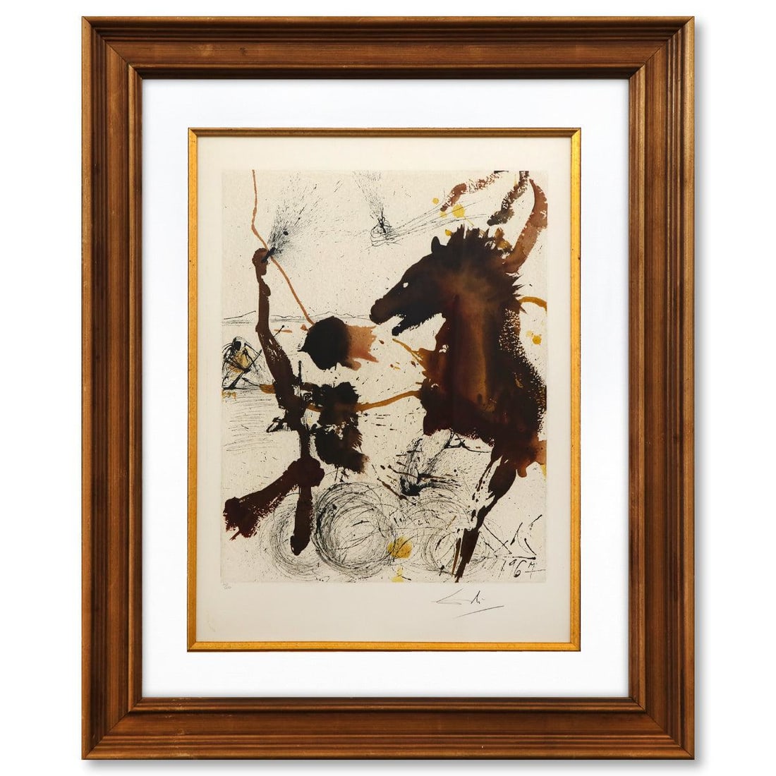 Salvador Dali- Original Lithograph "The Pioneers of Israel" (1 of 2)