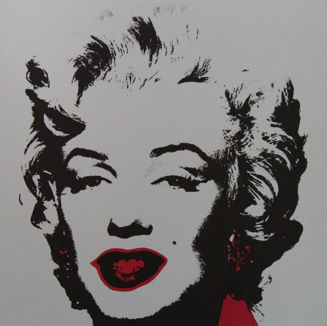 Andy Warhol- Silk Screen "Golden Marilyn 11.36": Artist: Andy Warhol. Medium: Silk Screen. Title: Golden Marilyn 11.36. Size: 36" x 36". Certificate of Authenticity: From the publisher. Additional: The piece is stamped in blue on the back with "Publ