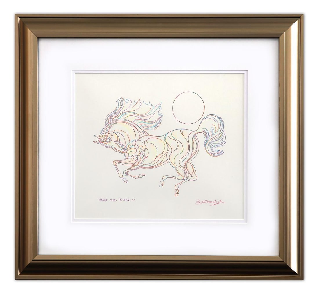 Guillaume Azoulay- Original Drawing in Color "E'tude JOFO" (1 of 4)