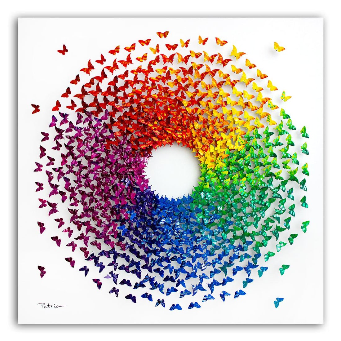 Patricia Govezensky- Original 3D Metal Art on Wood "Sunlight" (1 of 8)