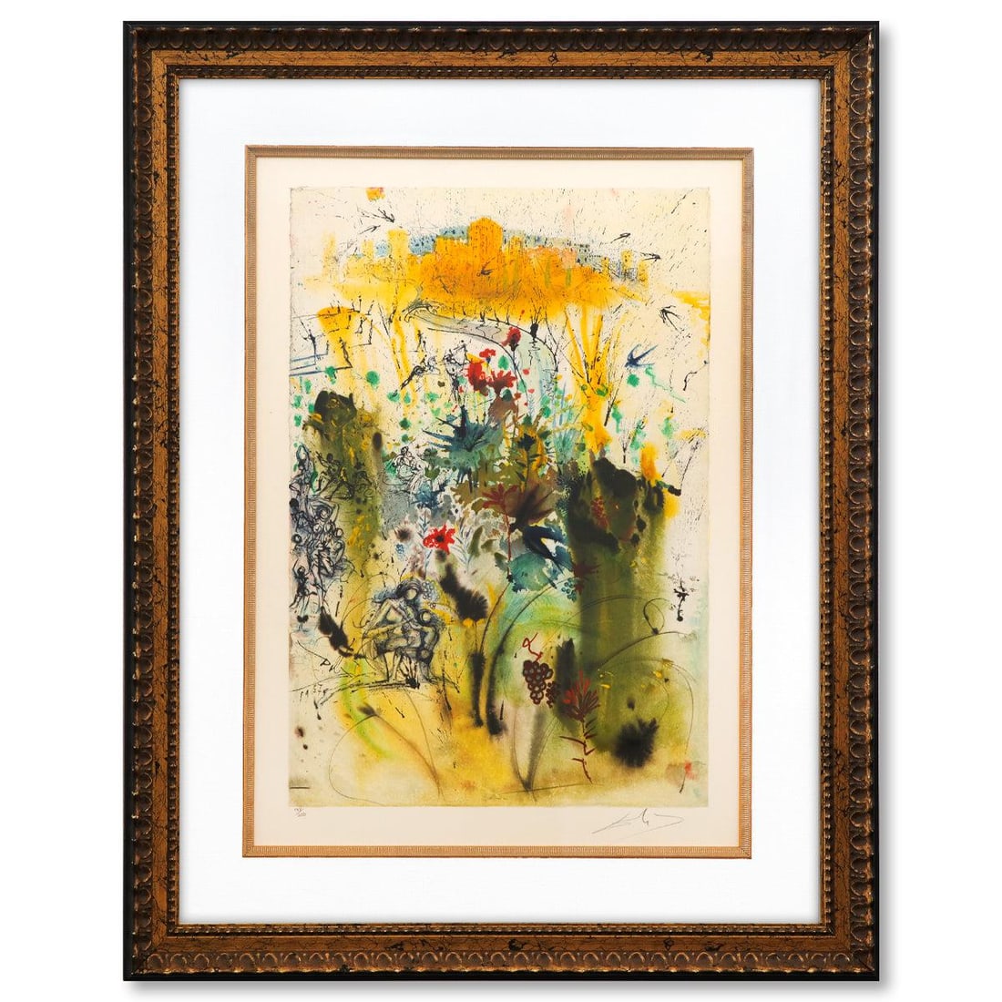 Salvador Dali- Original Lithograph "The Land Come to Life" (1 of 2)