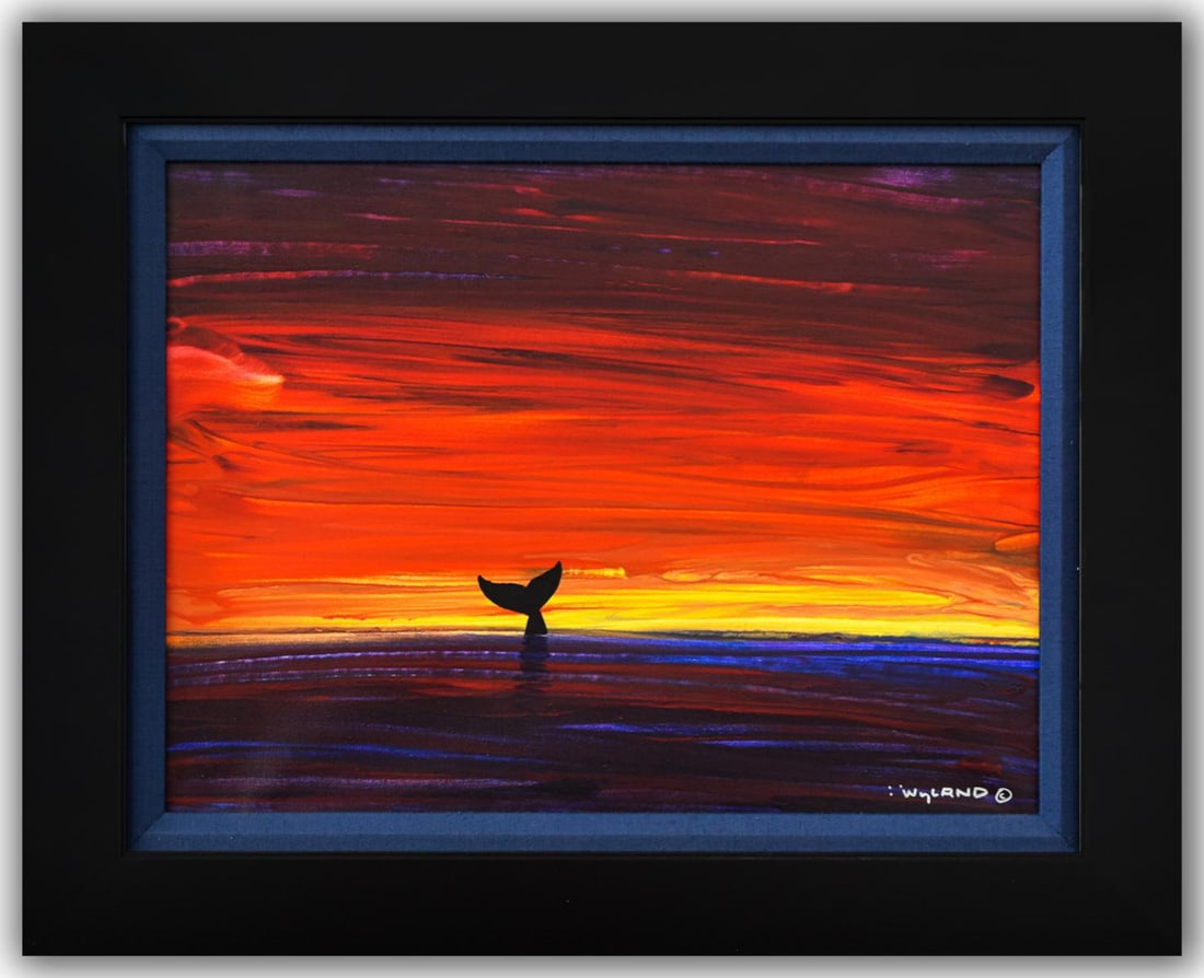Wyland- Original Painting on Canvas "Red Sea Waters" (1 of 3)