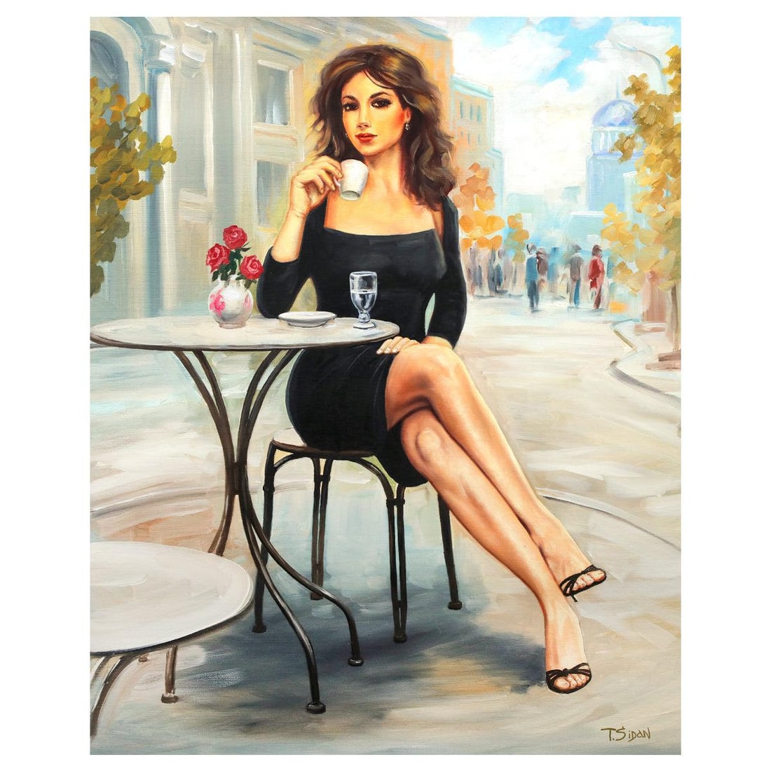 Taras Sidan- Original Oil on Canvas "Chloe" (1 of 2)