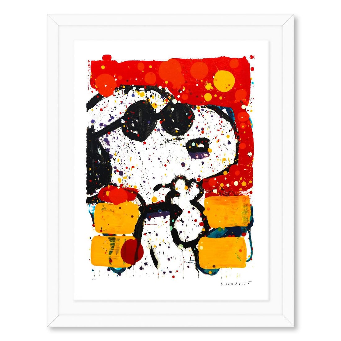 Tom Everhart- Hand Pulled Original Lithograph "Cool & Intelligent" (1 of 2)