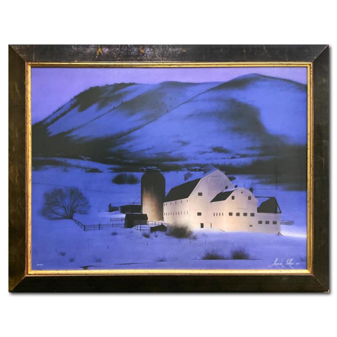Alexander Volkov, "Park City Twilight" Framed Limited Edition on Canvas, AP Numbered 14/20 and Hand (1 of 2)