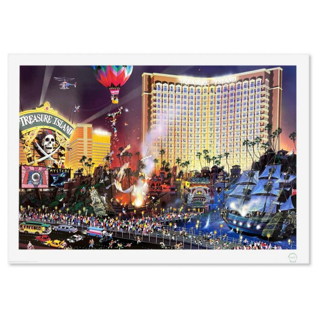 Alexander Chen, "The Great Escape" Limited Edition Lithograph, Numbered 105/350 and Hand Signed with (1 of 2)