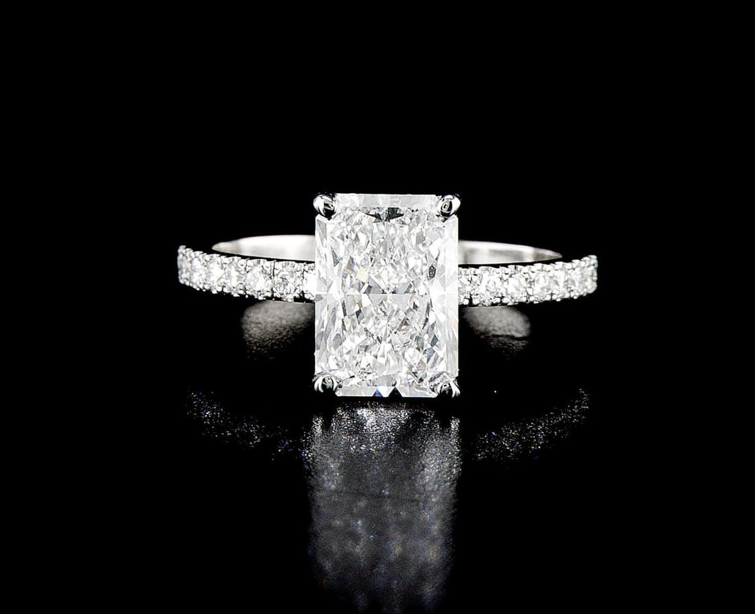 14kt White Gold 2.51ctw Diamond Ring (1 of 3)