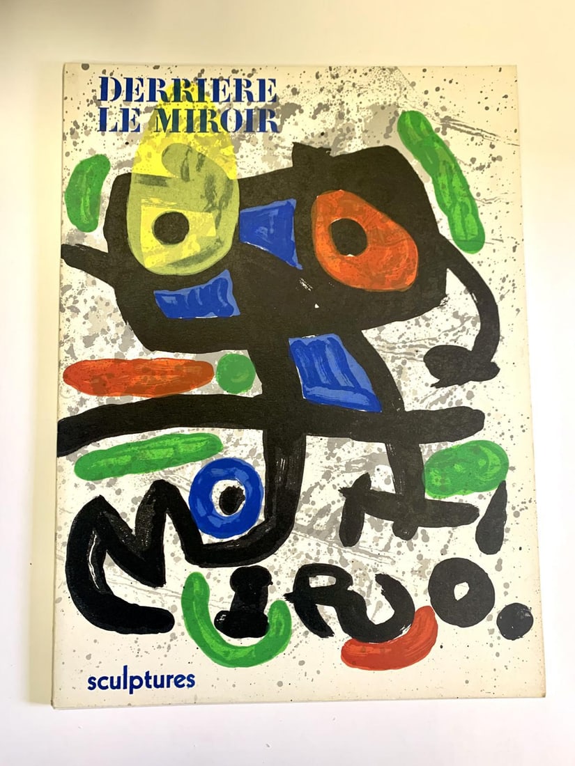Joan Miro- Refrance Book with many color lithographs inside (1 of 5)