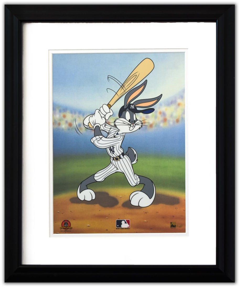 Warner Bros.- Sericel "Bugs Bunny at Bat for the Yankees" (1 of 2)