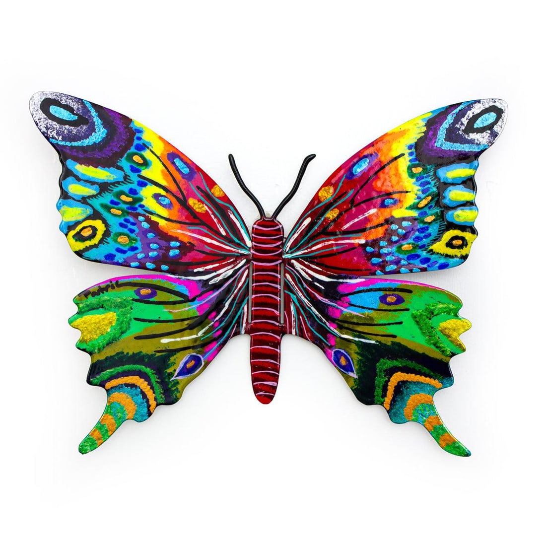 Patricia Govezensky- Original Painting on Cutout Steel "Butterfly": Artist: Patricia Govezensky. Medium: Original Painting on Cutout Steel. Title: Butterfly. Size: 6" x 8". Signature: Hand Signed by the artist. Certificate of Authenticity: From the publisher. Referenc