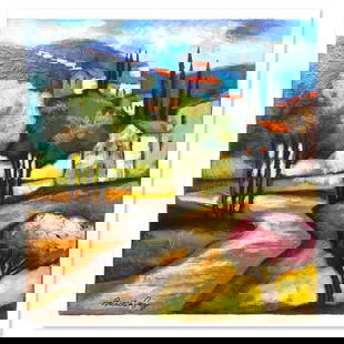 Slava Brodinsky, Hand Signed, Numbered Limited Edition with Letter of Authenticity.: This is a limited edition on paper by Slava Brodinsky. The piece comes hand signed by the artist, numbered, and with a letter of authenticity. Measures approximately 12.5" x 12". Reference#: 50348.