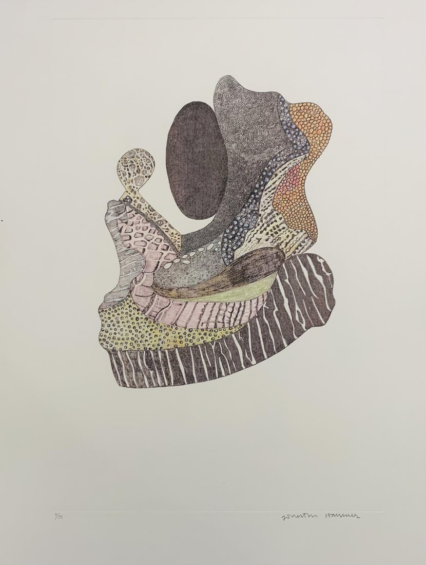 Jonathan Hammer- Limited Edition Etching on paper: Artist: Jonathan Hammer. Medium: Limited Edition Etching on paper. Size: 24" x 30". Signature: Signed and numbered. Reference#: 28502.