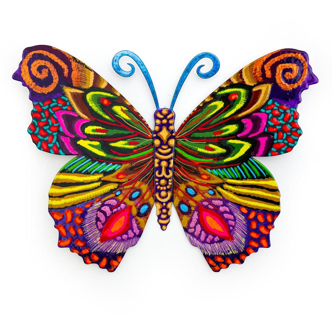Patricia Govezensky- Original Painting on Cutout Steel "Butterfly": Artist: Patricia Govezensky. Medium: Original Painting on Cutout Steel. Title: Butterfly. Size: 9" x 12". Signature: Hand Signed by the artist. Certificate of Authenticity: From the publisher. Referen
