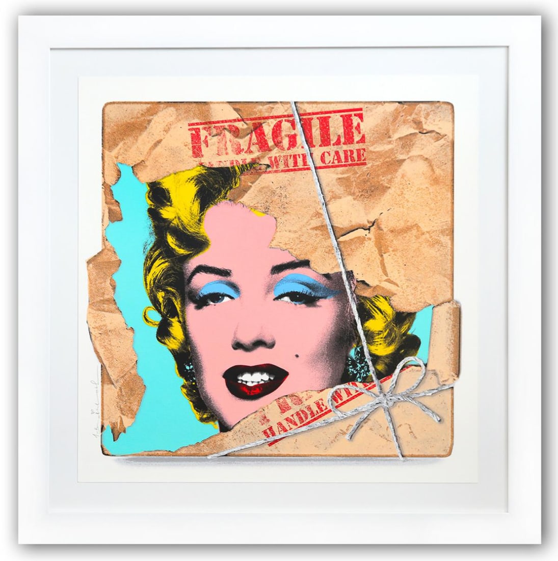 Mr. Brainwash- Silkscreen on paper "Monroe POPfolio - Fragile, 2022" (1 of 3)