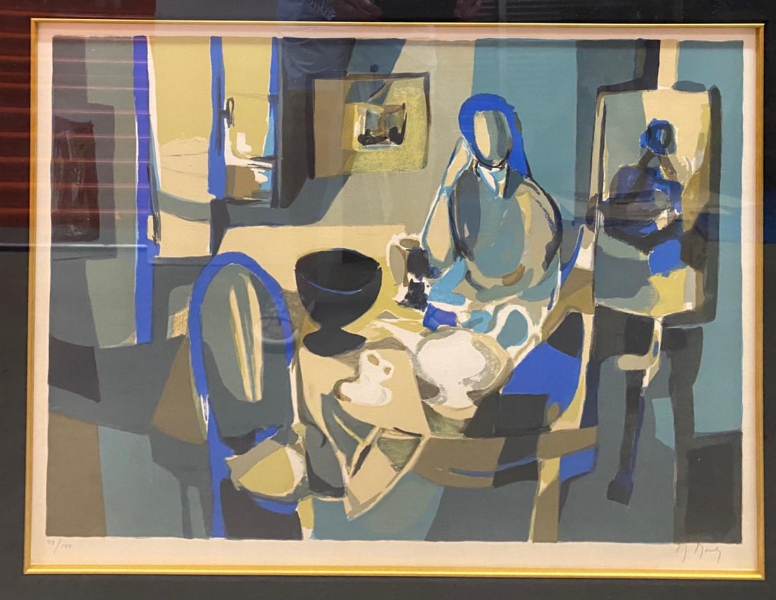 Marcel Mouly- Original hand signed and numbered lithograph on paper: Artist: Marcel Mouly. Medium: Original hand signed and numbered lithograph on paper. Measures approx. 30" x 40" (framed). Reference#: 43284.