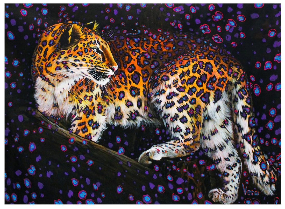 Vera V. Goncharenko- Original Oil on Canvas "Hunting Mood": Artist: Vera V. Goncharenko. Medium: Original Oil on Canvas. Title: Hunting Mood. Size: 30" x 40". Signature: Hand Signed by the artist. Certificate of Authenticity: From the publisher. Reference#: 18