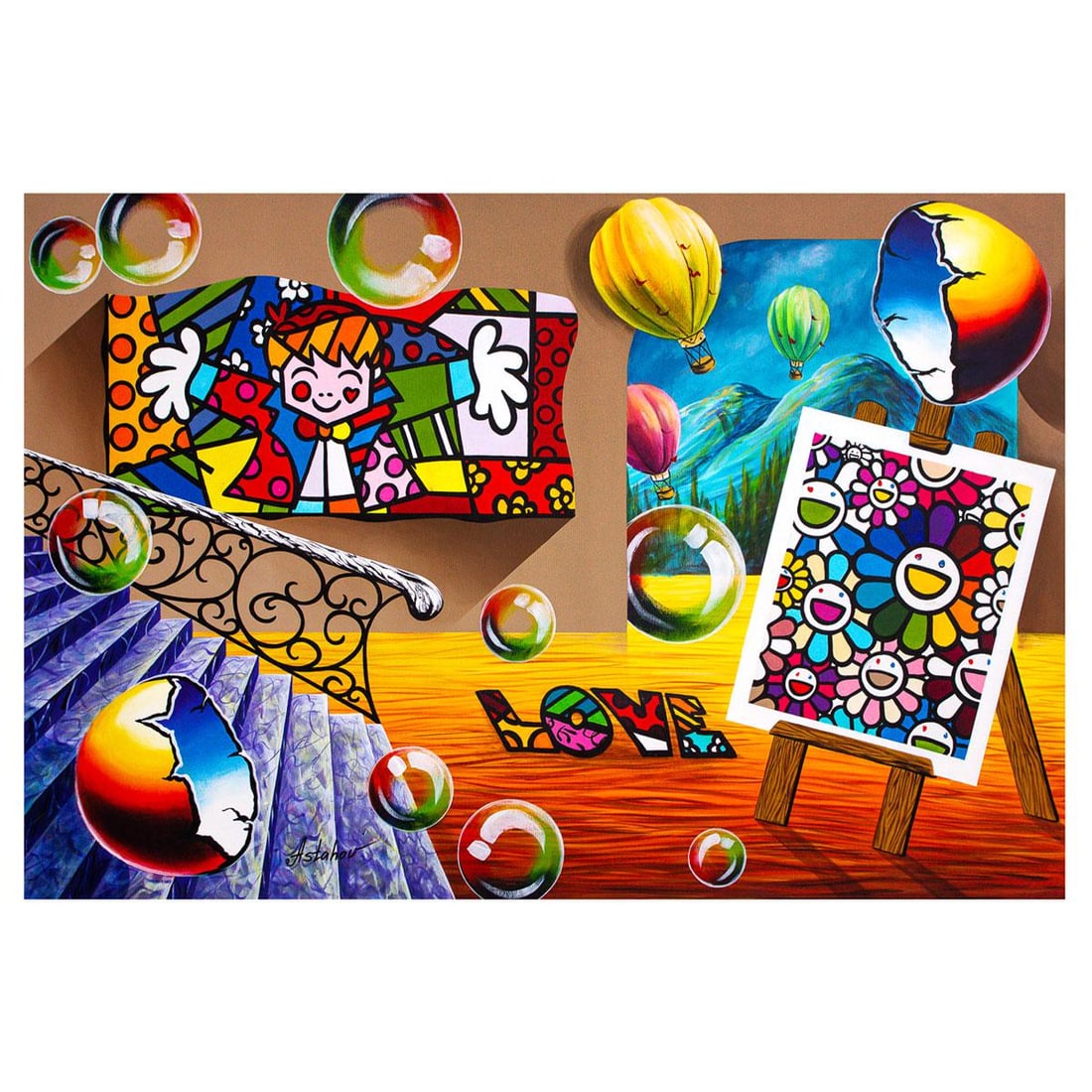 Alexander Astahov- Original Oil on Canvas "Happiness" (1 of 2)