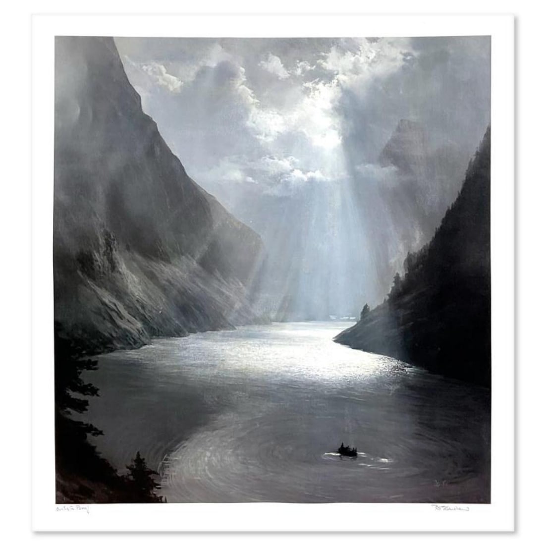 Peter Ellenshaw (1913-2007), "Moonlight" Limited Edition Lithograph, Numbered and Hand Signed with (1 of 2)