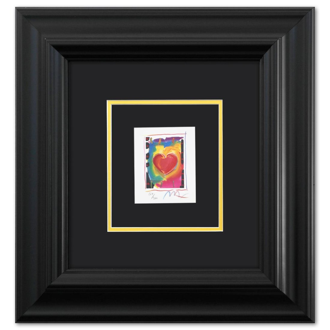 Peter Max- Original Lithograph "Heart Series I" (1 of 2)