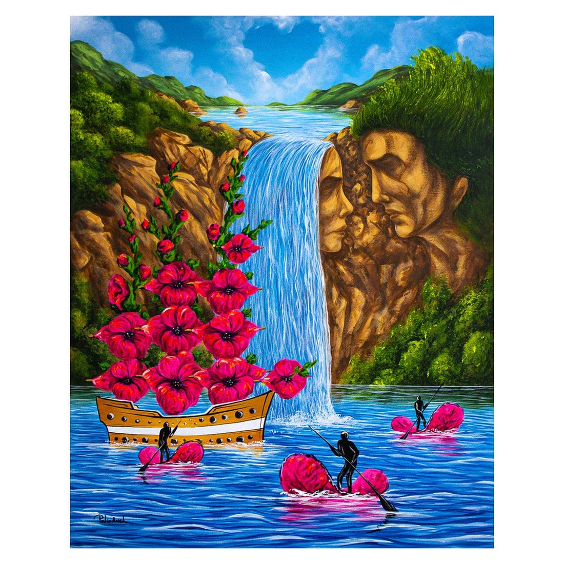 Eugene Poliarush- Original Oil on Canvas "Recreation" (1 of 2)