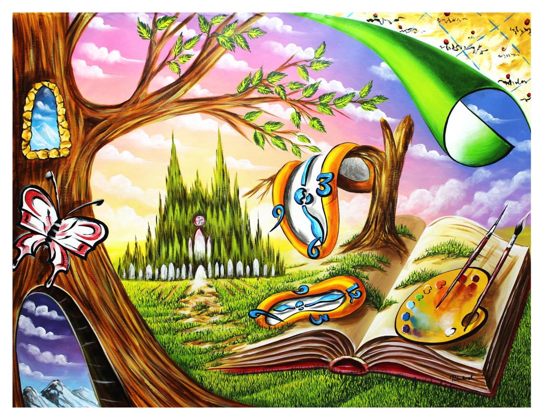 Eugene Poliarush- Original Oil on Canvas "Kingdom Of Heaven" (1 of 2)