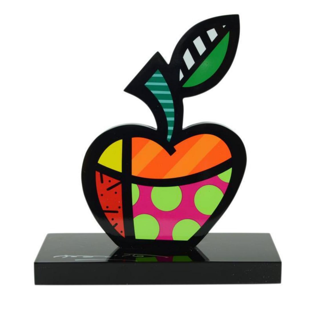 Britto "Big Apple" Hand Signed Limited Edition Sculpture; Authenticated. (1 of 3)