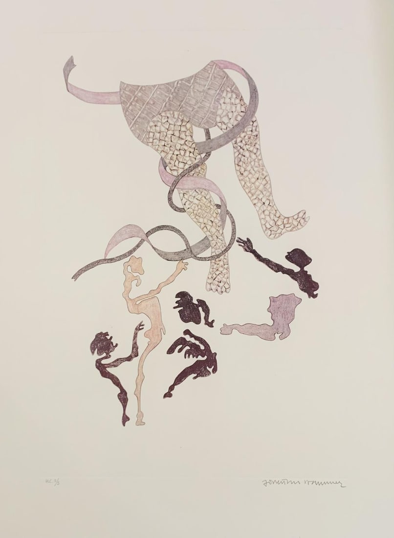 Jonathan Hammer- Limited Edition Etching on paper: Artist: Jonathan Hammer. Medium: Limited Edition Etching on paper. Size: 24" x 30". Signature: Signed and numbered. Reference#: 28492.