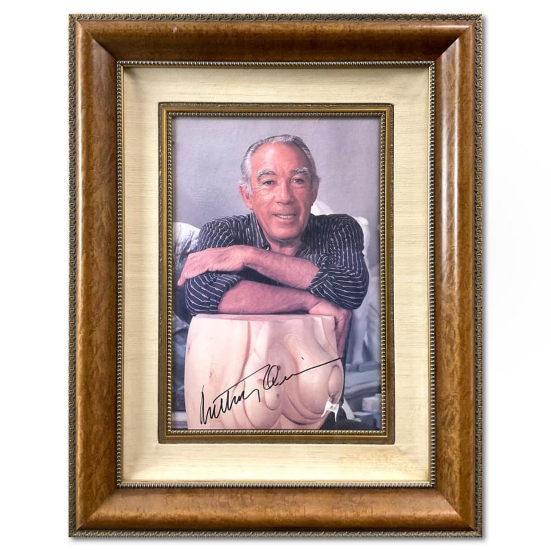 Anthony Quinn (1915-2001), Framed Autographed Photograph with Letter of Authenticity. (1 of 2)