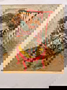 Gregory Kohelet- Original Serigraph "Daniel": Artist: Gregory Kohelet. Medium: Original Serigraph. Title: Daniel. Size: 28" x 24". Signature: Hand Signed by the Artist. Certificate of Authenticity: From the publisher. Reference#: 21204.