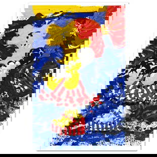 1-800 My Hair is Pulled Too Tight Limited Edition Hand Pulled Original Lithograph (25" x 40") by: 1-800 My Hair is Pulled too Tight is a limited edition hand pulled original lithograph on museum quality paper, numbered and hand signed by Tom Everhart. This is one of the final Everhart editions to