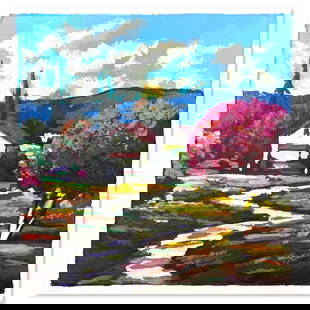 Mark Braver, Limited Edition Serigraph, Hand Signed and Numbered with Letter of Authenticity.: This is a limited edition serigraph on paper by Mark Braver. The piece comes hand signed by the artist, numbered, and with a letter of authenticity. Measures approximately 7.5" x 7.5". Reference#: