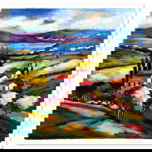 Slava Brodinsky, Hand Signed, Numbered Limited Edition with Letter of Authenticity.: This is a limited edition on paper by Slava Brodinsky. The piece comes hand signed by the artist, numbered, and with a letter of authenticity. Measures approximately 12" x 12". Reference#: 50347.