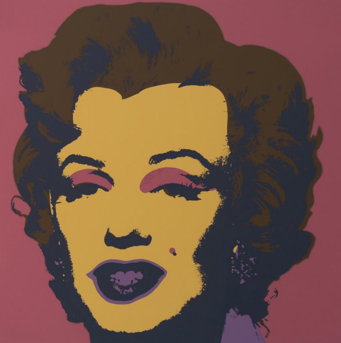 Andy Warhol- Silk Screen "Marilyn Monroe 11.27": Artist: Andy Warhol. Medium: Silk Screen. Title: Marilyn Monroe 11.27. Size: 36" x 36". Certificate of Authenticity: From the publisher. Additional: The piece is stamped in blue on the back with "Publ