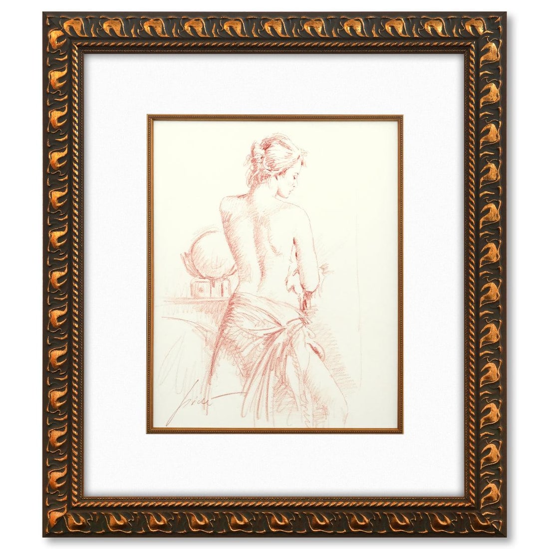 Pino (1939-2010)- Original Drawing on Paper "Untitled" (1 of 3)