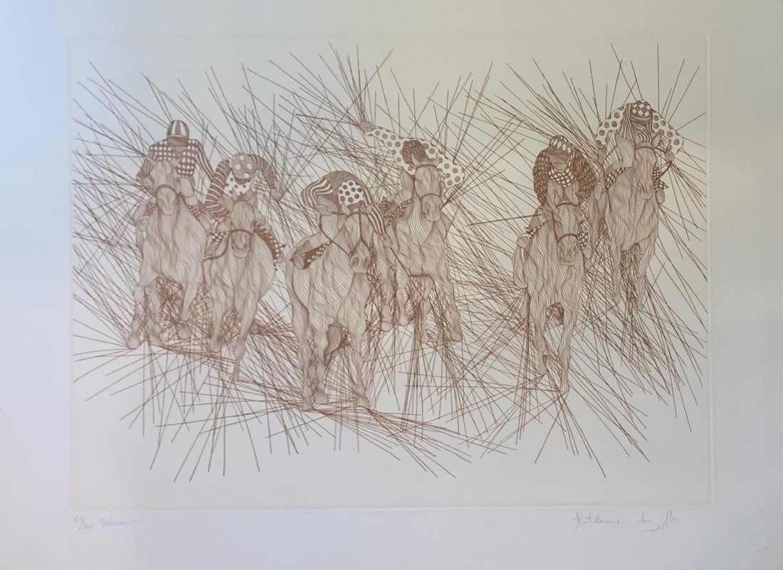 Guillaume Azoulay- Etching on paper (1 of 1)