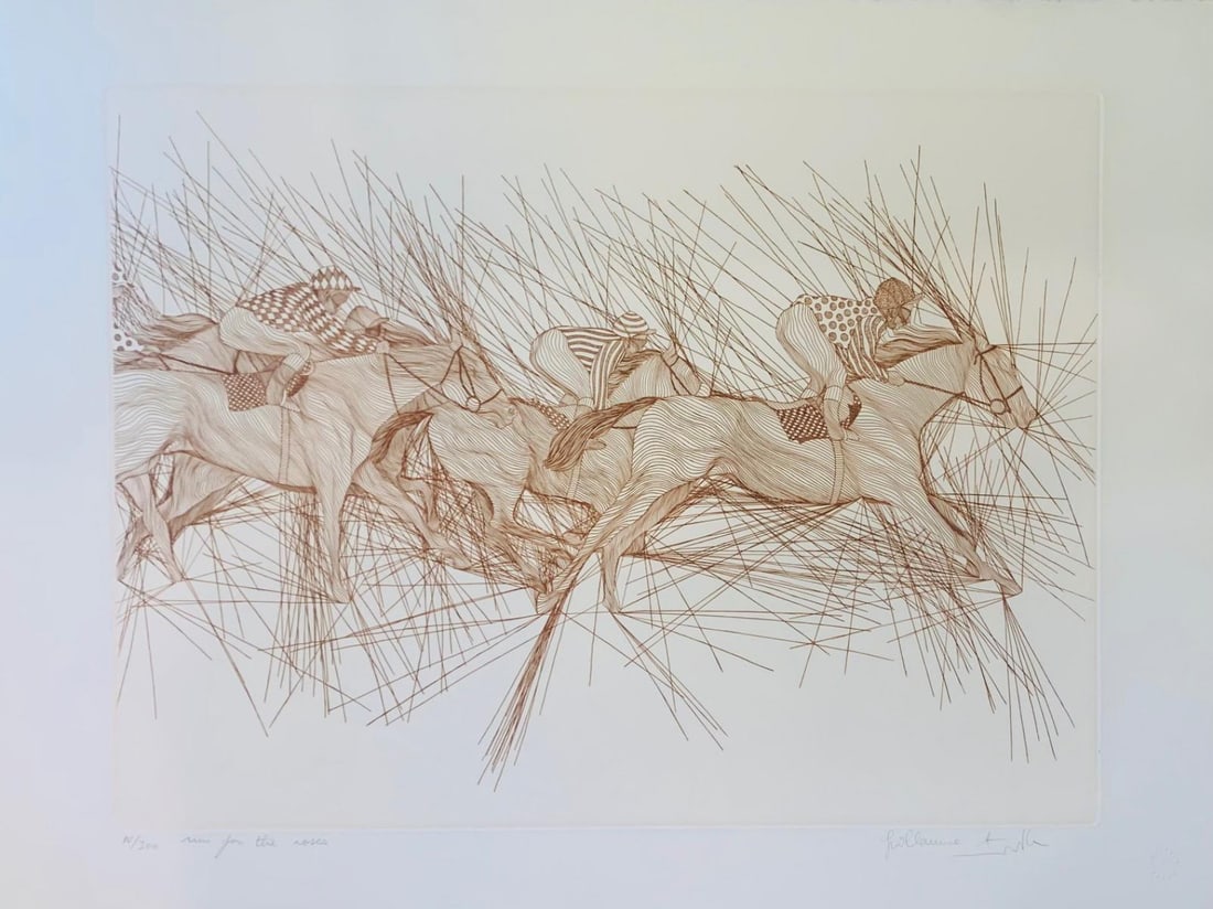 Guillaume Azoulay- Etching on paper (1 of 1)