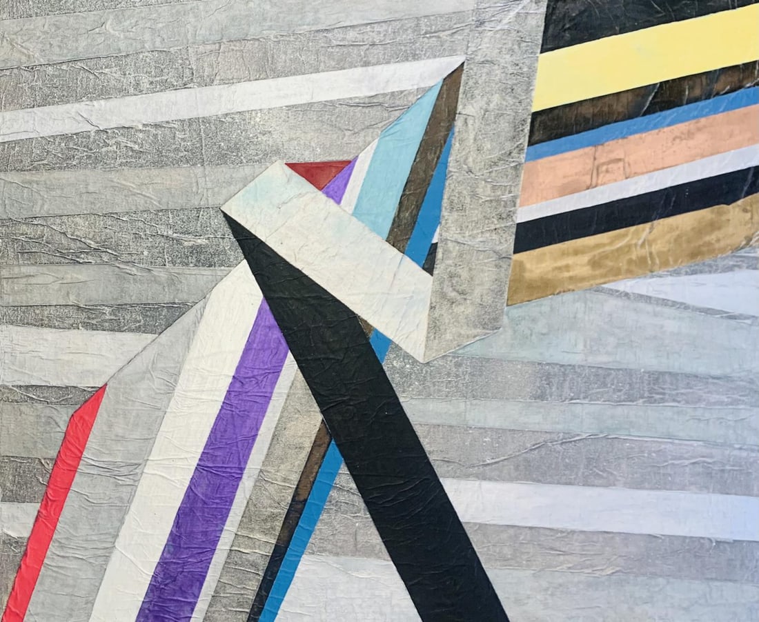 Darton- Original collage on canvas (1 of 3)