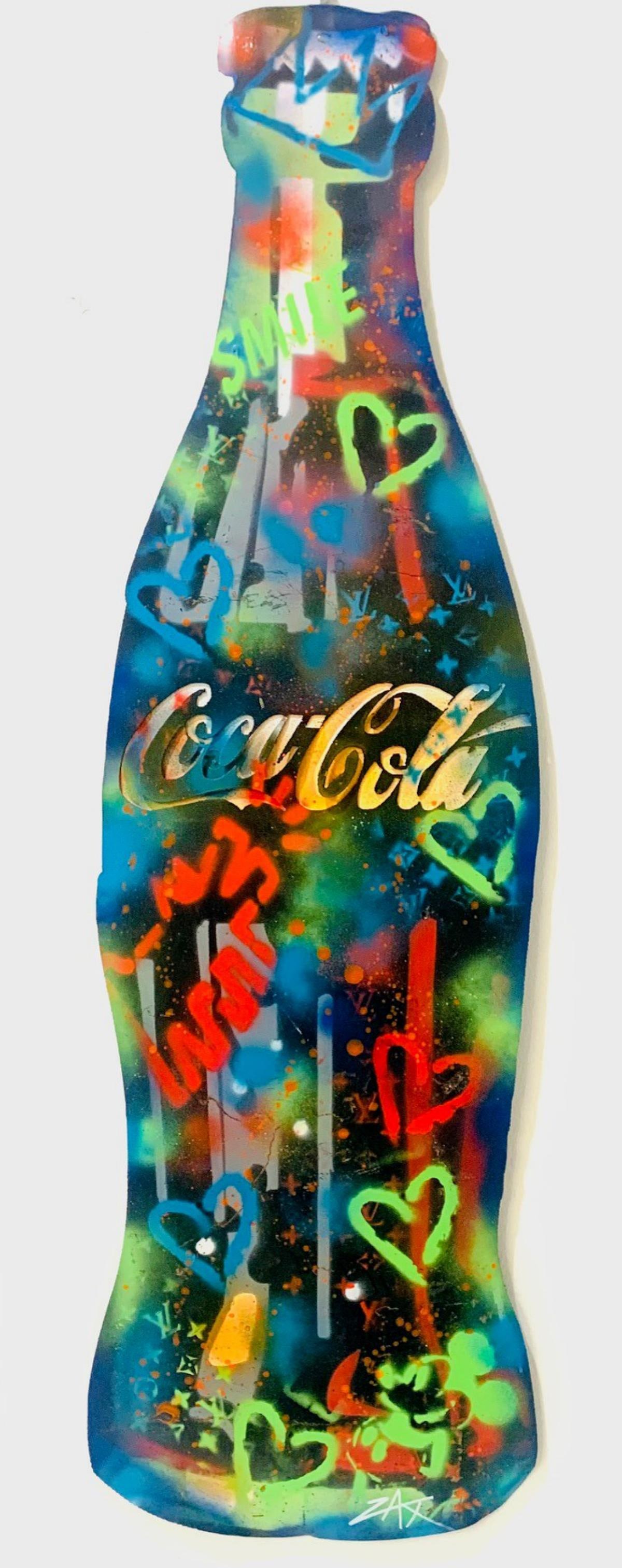 E.M Zax- 1/1 hand painted metal wall sculpture (1 of 2)