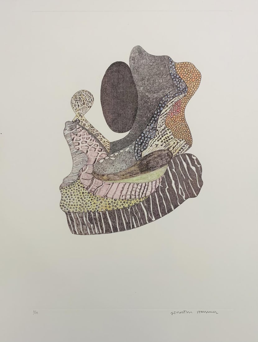 Jonathan Hammer- Limited Edition Etching on paper: Artist: Jonathan Hammer. Medium: Limited Edition Etching on paper. Size: 24" x 30". Signature: Signed and numbered. Reference#: 28502.