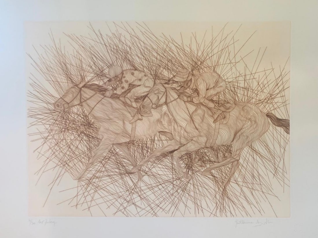 Guillaume Azoulay- Etching on paper (1 of 1)