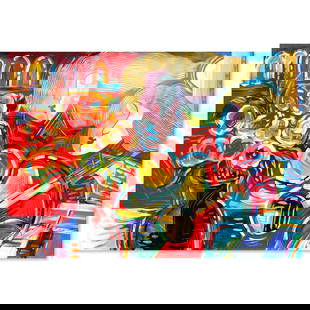 Lun Zen, "Summer Songs" Limited Edition Printer's Proof, Numbered and Hand Signed with Letter of: Summer Songs is a limited edition printer's proof on deckle edge paper by Lun Zen, numbered and hand signed by the artist. Includes Letter of Authenticity. Measures approx. 29" x 41" (image).