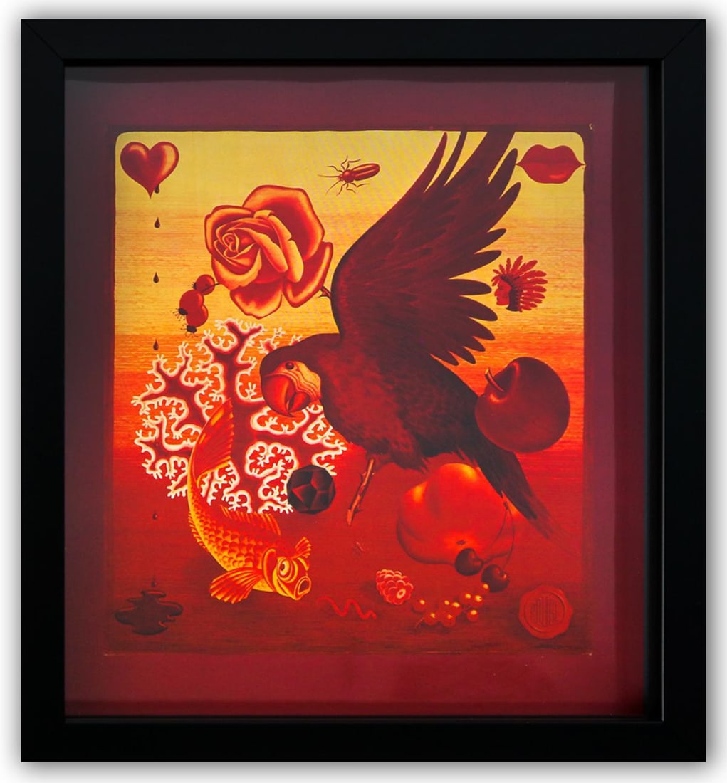 Victor Vasarely- Heliogravure Print "Untitled": Artist: Victor Vasarely. Medium: Heliogravure Print. Title: Untitled. Size: 11" x 10". Measures approx. 13" x 12" (framed). Additional: Custom Framed. Reference#: 21549.