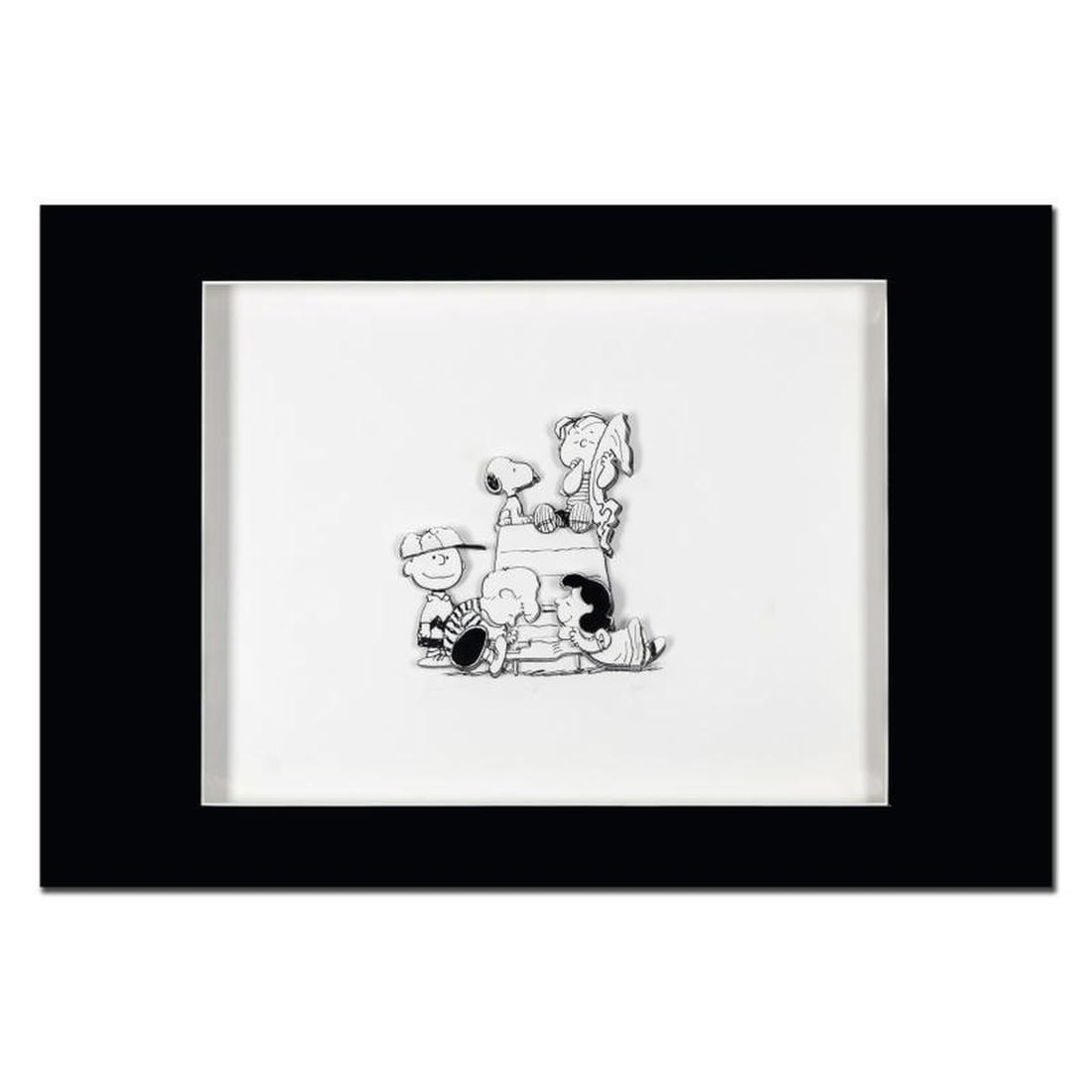 Peanuts, "Family" Hand Numbered Limited Edition 3D Decoupage with Certificate of Authenticity. (1 of 2)